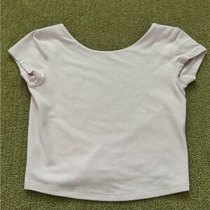 Light Pink Backless Top